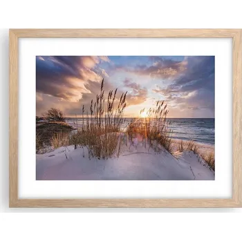 Obraz Obraz plakát v rámu světlý dub do obýváku 40x30 krajina foto na zeď