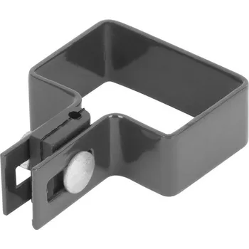 Příslušenství pro plot Strend Pro Objímka EUROSTANDARD, 60x40 mm, koncovka, antracit, Zn+PVC, RAL7016, pro čtvercový sloupek