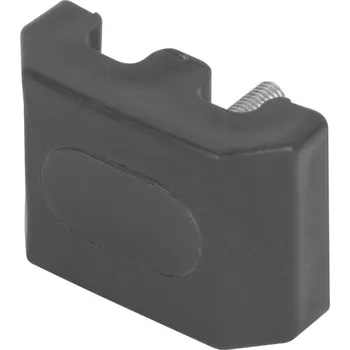Příslušenství pro plot Strend Pro Úchytka EUROSTANDARD, 60x40 mm, antracit, pro plotové panely, včetně šroubu, tvar M