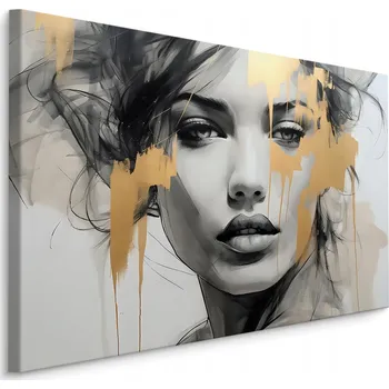 Obraz Obraz Na Plátně ABSTRAKTNÍ Portrét Dekor 70x50