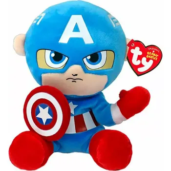 plyšák ty SOFT CAPTAIN AMERICA 15 cm