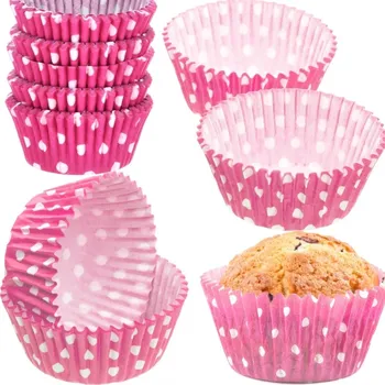 Formička Forma na muffiny + Papírové košíčky na muffiny, průměr 7 cm