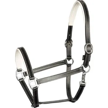 Kožená ohlávka HARRY'S HORSE Elegance černá COB