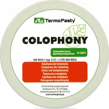 Páječka Aktivní kalafuna pro pájení AG TermoPasty AGT-033 20g