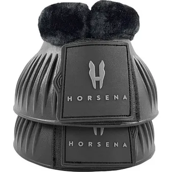 Vybavení pro koně Zvony HORSENA s beránkem černé (S)
