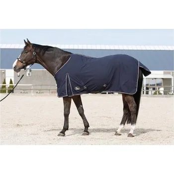 Deka pro koně Lehká stájová deka HARRY'S HORSE Honeycomb modrá 135cm