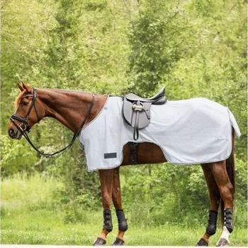 Jezdectví Jezdecká deka síťovaná WALDHAUSEN silver grey/grey 115cm