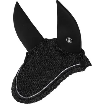 Koňská maska proti hmyzu Čabraka BR Reflecting black/silver PONY