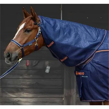 Jezdectví Krční díl BUCAS Therapy Mesh navy/orange (XL)