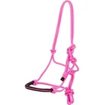 Provazová ohlávka USG Two-Toned růžová COB/FULL