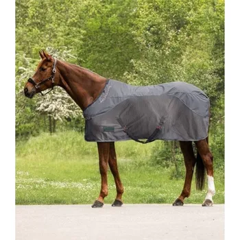 Deka pro koně Deka proti hmyzu s nepromokavými zády WALDHAUSEN Comfort grey 135cm