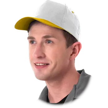 Čepice Reis CZ WY Kšiltovka White/Yellow