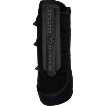 Jezdectví Kamaše ACAVALLO neoprenové s gelem zadní černé (L)