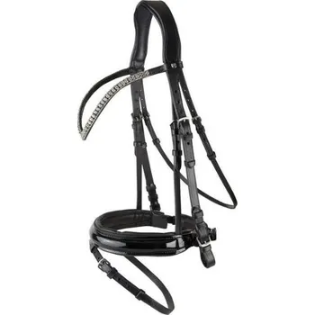 Uzdečka HORZE Grayson se švédským nánosníkem černá FULL