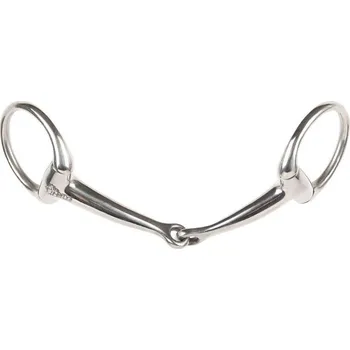 Udidlo pro koně Udidlo oliva HARRY'S HORSE Bradoon jednou lomené 12mm/11cm