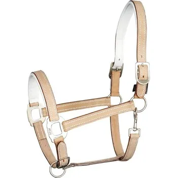 Kožená ohlávka HARRY'S HORSE Cremello COB