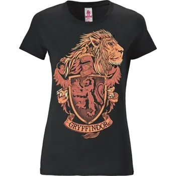 Pánské tričko Dámské tričko Harry Potter: Gryffindor Logo (M) černé bavlna