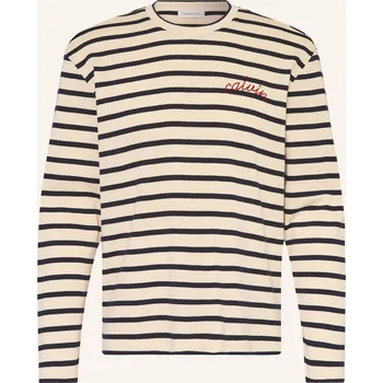 Pánské tričko Calvin Klein Jeans Pánské Tričko S Dlouhým Rukávem, krémová /...