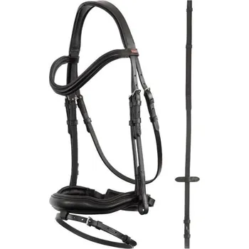 Uzdečka PREMIERE Lalevade se švédským nánosníkem černá FULL