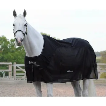 Deka pro koně Deka síťovaná BUCAS Competition Cooler black 165cm (DOPRODEJ)