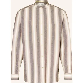 Pánská košile Scotch & Soda Pánská Košile Relaxed Fit Se Stojáčkem, béžová...