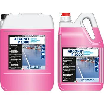 Čistič podlahy INTERCHEM Italia Interchem - ARGONIT P 1000 - nepěnivý, odmašťující detergent pro očistu prům. podlah, 5kg