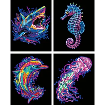 Diamantové malování DOTZIES Neon Mořský život