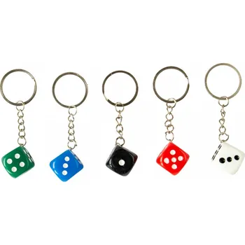 Hrací kostka barevná malá