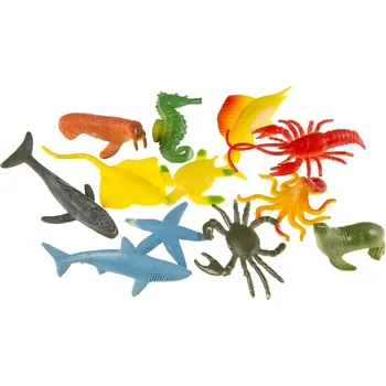 Mořská zvířata guma mix 6x3 cm
