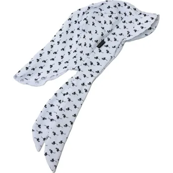 Šátek Fantom Letní zavazovací šátek s kšiltem PIRÁT - 2 barvy velikost: 6-12, barva čepic: bílá