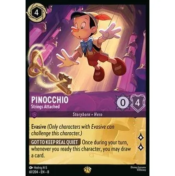 Sběratelská karetní hra Pinocchio 061/204 - Reign of Jafar Typ karty: Standard