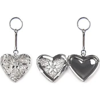 Přívěšek kov srdce otvírací 26x26mm