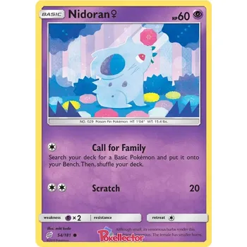 Karetní hra Nidoran 054/181 - Team Up Typ karty: Non-Holo