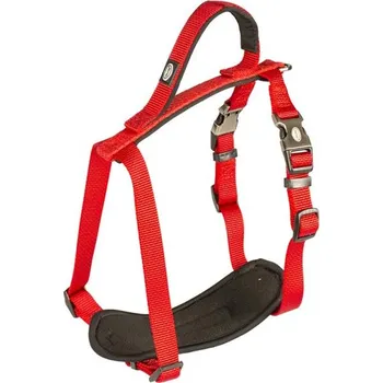 Postroj pro psa Postroj nylon North červený 2,5x65-80cm Duvo+ - VÝPRODEJ