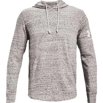 Pánská mikina UA RIVAL TERRY HOODIE-WHT - 3413336