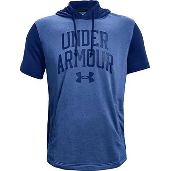 Pánské tričko UA RIVAL TERRY CLRBLK SS HD-PPL - 3412363