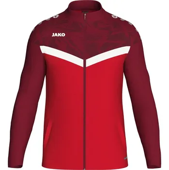 Pánská větrovka Tepláková bunda JAKO Iconic červená Velikost: 4XL