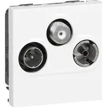 Mosaic zásuvka TV-RD+SAT individuální bílá Legrand 078786