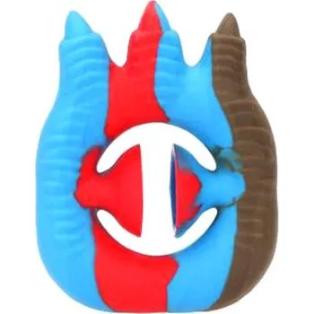 Figurka Antistresová hračka Dino World, dinosouří tlapa, červená, modrá, hnědá