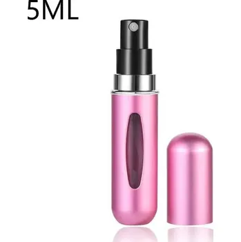 Cestovní mini lahvička | kosmetický rozprašovač, flakon - 5ml - matná růžová