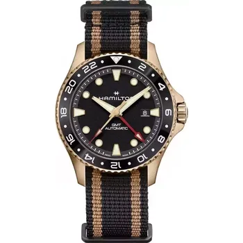 Hodinky Hamilton - H82565930 - Scuba Automatic GMT Bronze