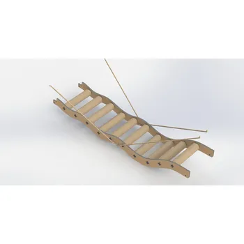 Žebřík trubkový s jutou 98 cm