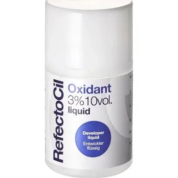 Barva na řasy a obočí Refectocil Oxidant Liquid 3% 10vol. peroxid vodíku pro barvení obočí a řas 100 ml