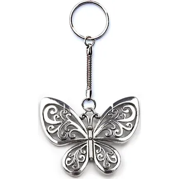 Přívěšek kov motýl 50x56mm