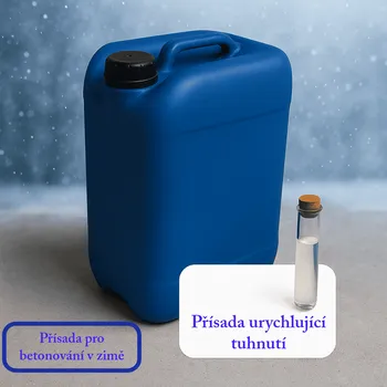 Přísada a plastifikátor Urychlovací (zimní) přísada MasterSet 10M Hmotnost: 1 kg