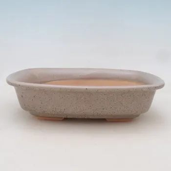 Květináč Bonsai miska H02 - 19 x 13 x 5 cm. - béžová