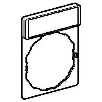 vypínač Schneider ZBY4101 Štítek