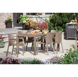 VespaGarden Zahradní set BALI/MELODY 6+1 - cappuccino