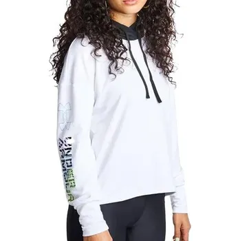 Dámská mikina Rival Terry Geo Hoodie-WHT - 3422721
