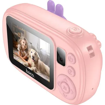 Digitální kamera Dětská kamera HOCO s funkcí selfie DV205 růžová
